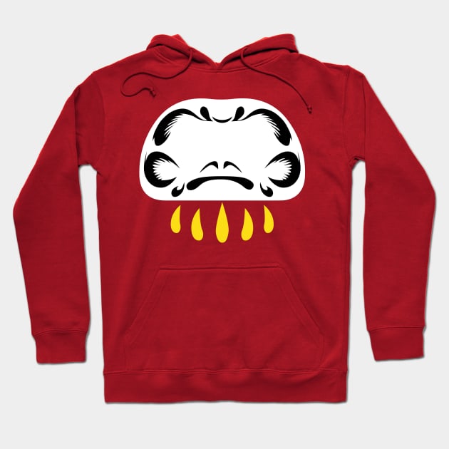 Daruma Face Hoodie by OrtegaSG